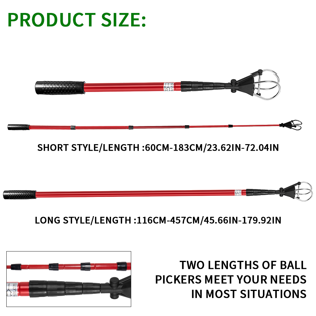 Caiton Golf Ball Retriever, Te - Golf Ball Premium ulasan dan harga