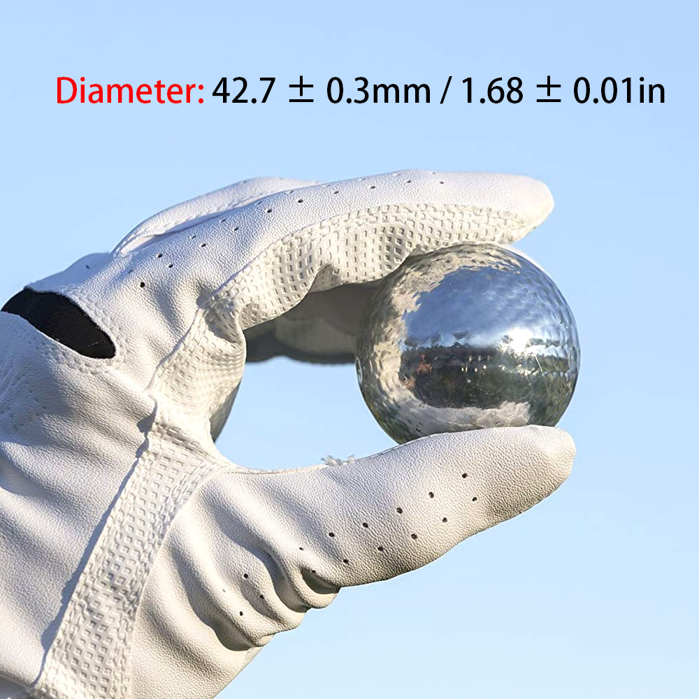 1Pcs Dia 42.7mm Metallic Plate - Golf Ball Premium ulasan dan harga