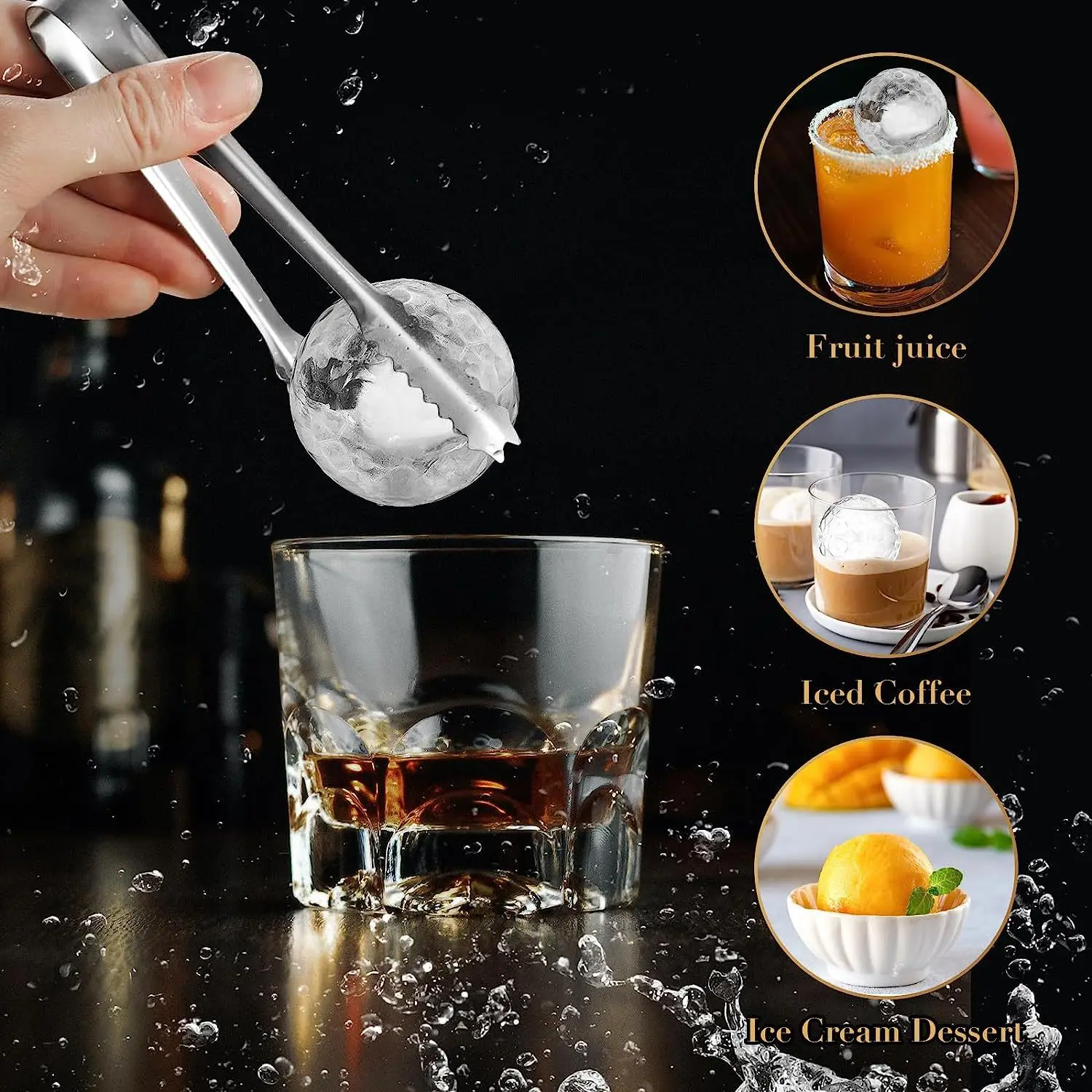 Food Grade Silicone Ice Ball M - Golf Ball Premium ulasan dan harga