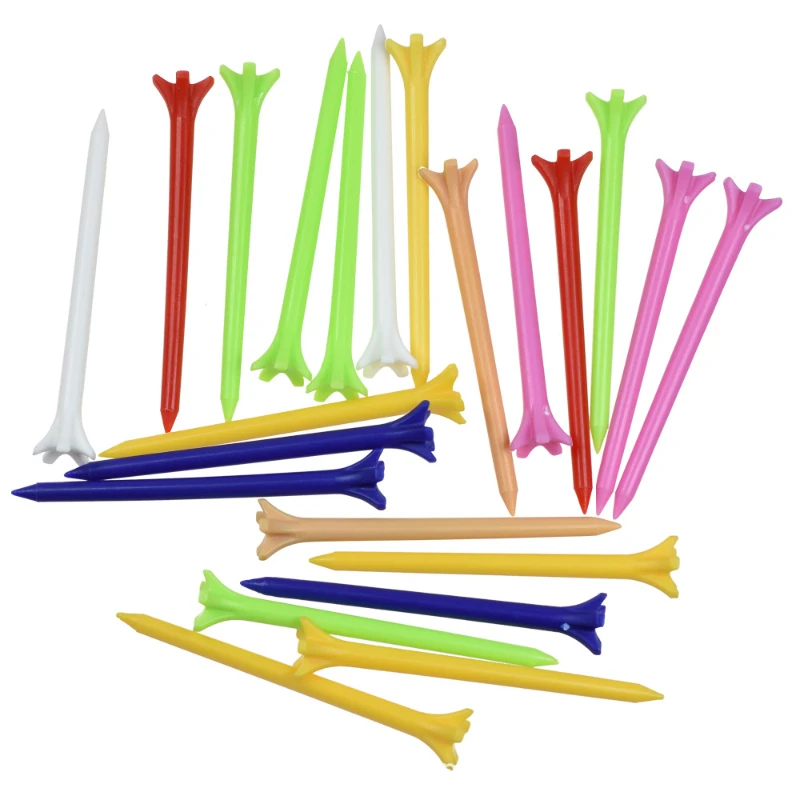 50pcs Golf Plastic Tees 70mm F - Golf Ball Premium ulasan dan harga